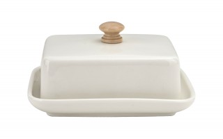 Maselnica porcelanowa Bona biała