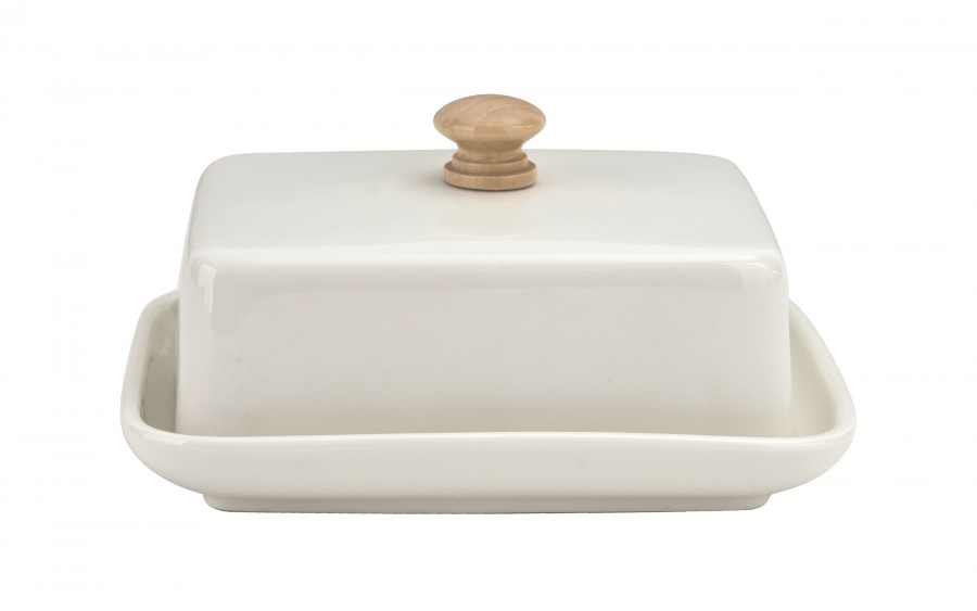 Maselnica porcelanowa Bona biała