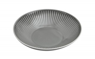 Talerz głęboki 21,5 cm Dalia Szara