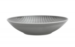 Talerz głęboki 21,5 cm Dalia Szara