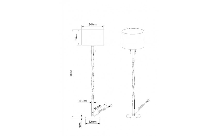 Lampa stojąca TRI Nandor 475310379