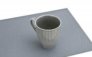 Kubek porcelanowy 420 ml Dalia Szara