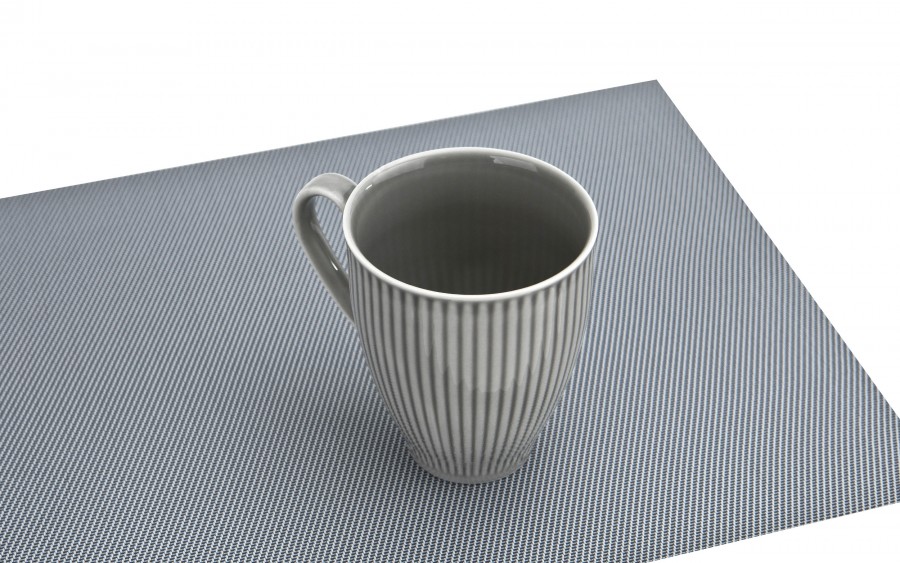 Kubek porcelanowy 420 ml Dalia Szara