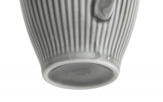 Kubek porcelanowy 420 ml Dalia Szara