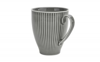 Kubek porcelanowy 420 ml Dalia Szara