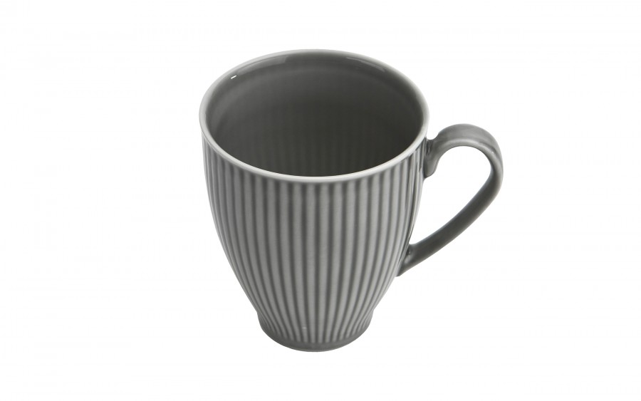 Kubek porcelanowy 420 ml Dalia Szara