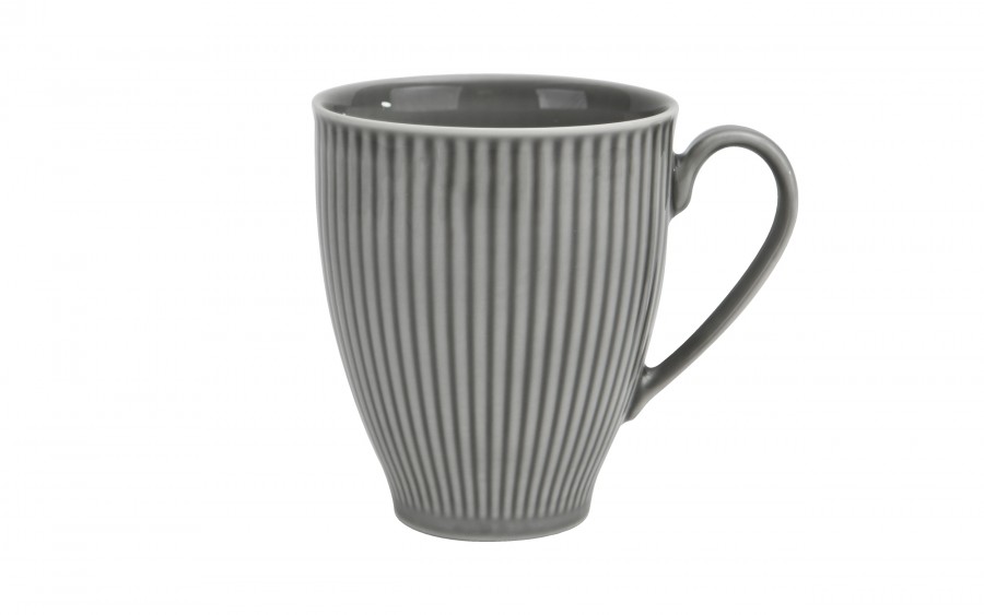 Kubek porcelanowy 420 ml Dalia Szara