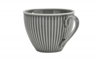 Filiżanka porcelanowa 320 ml + spodek Dalia Szara