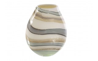 Wazon szklany 30 cm 2341/C125 kolory Ziemi