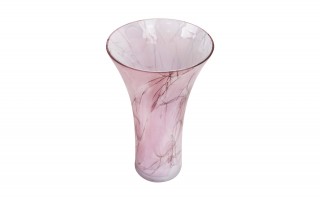 Wazon szklany 28 cm różowy 2310/DB6