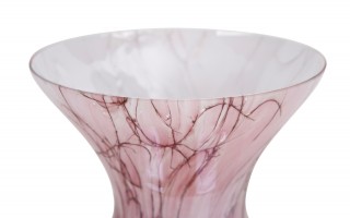 Wazon szklany 25 cm różowy 2311/DB6