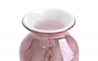 Wazon szklany 27 cm różowy 2317/DB6