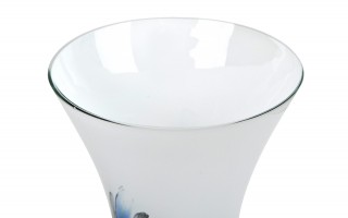 Wazon szklany 28 cm wielobarwny 2310/C111
