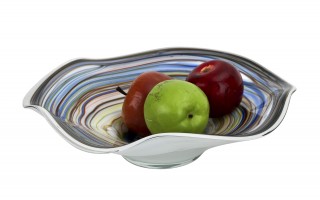 Patera szklana dekoracyjna Q-30 cm C256