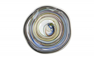 Patera szklana dekoracyjna Q-30 cm C256