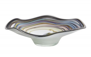 Patera szklana dekoracyjna Q-30 cm C256