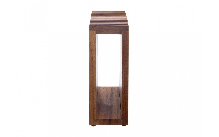 Stojak na noże z przegródkami drewniany Orion