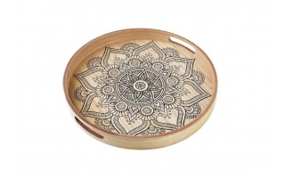 Taca okrągła 35x35x4cm Mandala