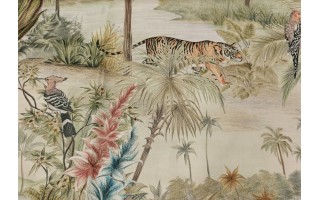 Pościel satynowa 155x200 cm Milano 45100/06 Dżungla