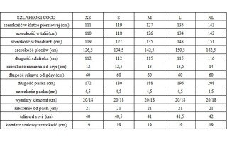 Szlafrok damski taliowany rozm. S Coco 3715 Hibiskus