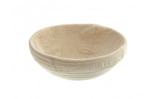 Ratanowy koszyk do garowania chleba 25 cm okrągły LEN