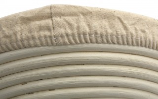 Ratanowy koszyk do garowania chleba 25 cm okrągły LEN