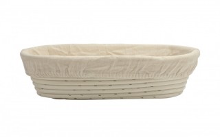 Ratanowy koszyk do garowania chleba 32 cm owalny LEN