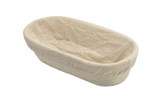 Ratanowy koszyk do garowania chleba 32 cm owalny LEN