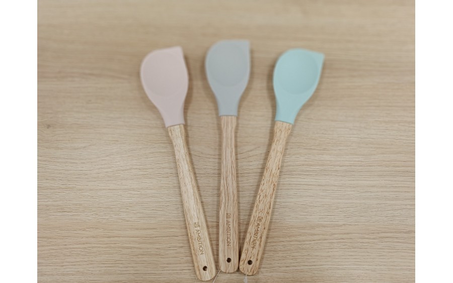 Silikonowa łyżka kuchenna z rantem Alice mix kolorów