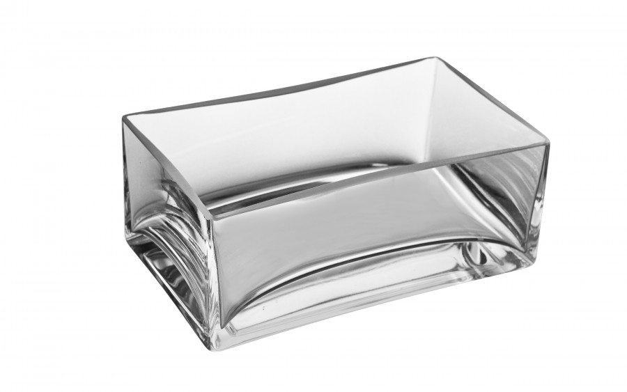 Salaterka szklana prostokątna 20x12x8 cm