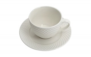 Komplet 2 filiżanek 250 ml + spodki Mediolan