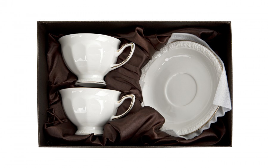 Komplet 2 filiżanek 220 ml + spodki Anthony