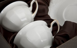 Komplet 2 filiżanek 220 ml + spodki Anthony