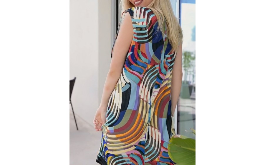 Sukienka plażowa rozm. XL 158 Blue L257413