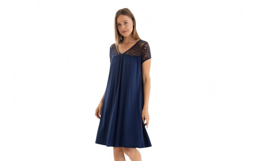 Sukienka plażowa rozm. S Navy Blue L257440