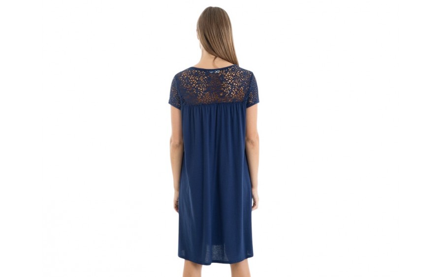 Sukienka plażowa rozm. L Navy Blue L257440