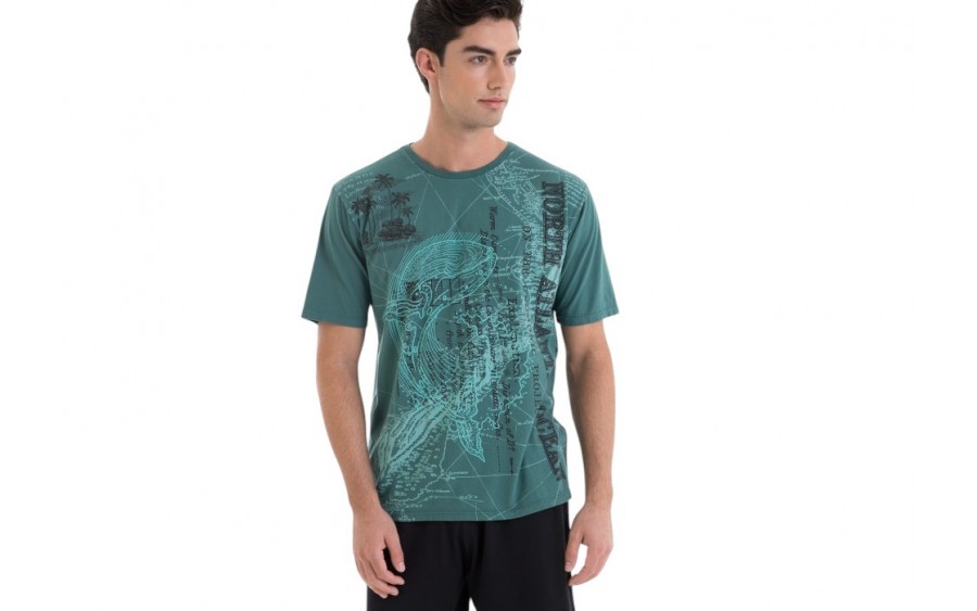 Piżama męska bawełniana rozm. S Gent L251308 zielona