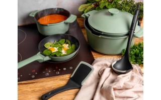 Chochla kuchenna Fern szałwia nylonowa