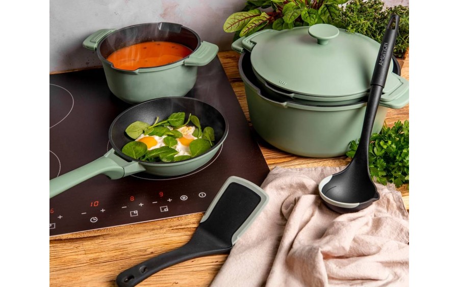 Chochla kuchenna Fern szałwia nylonowa