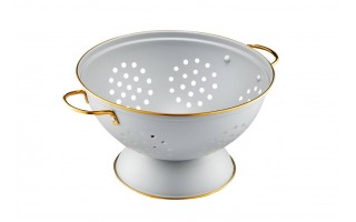 Durszlak cedzak z rączkami 24 cm Royal szary