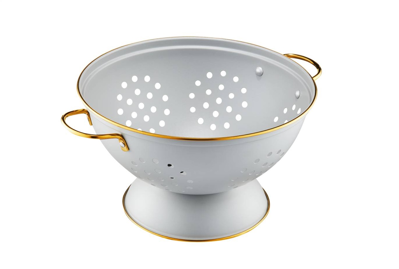 Durszlak cedzak z rczkami 24 cm Royal szary