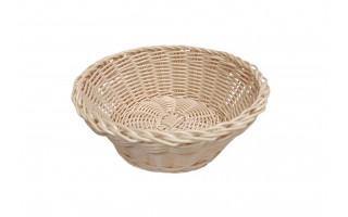 Koszyk okrągły 20 cm Sino kremowy