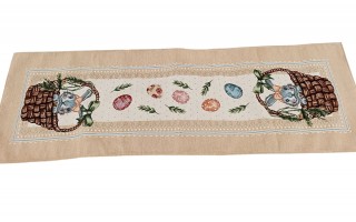 Bieżnik na stół 47x140 Wielkanoc Pisanki