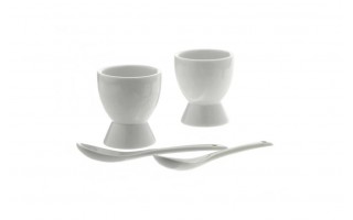 2 x Kieliszki do jajek PODSTAWKI DO JAJ + ŁYŻECZKI