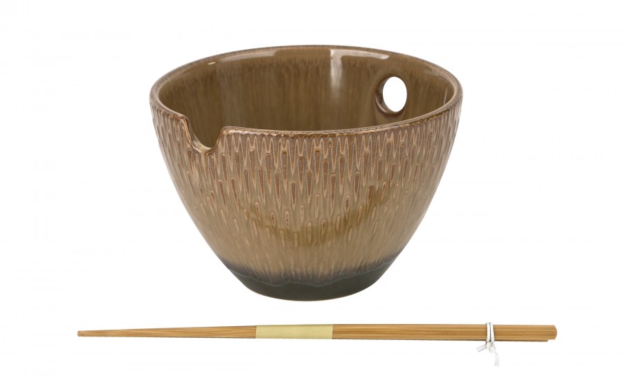 Salaterka 700 ml + pałeczki Noodle Ombres Insta mix kolorów