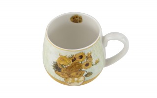 Kubek baryłka z zaparzaczem 430 ml Sunflowers