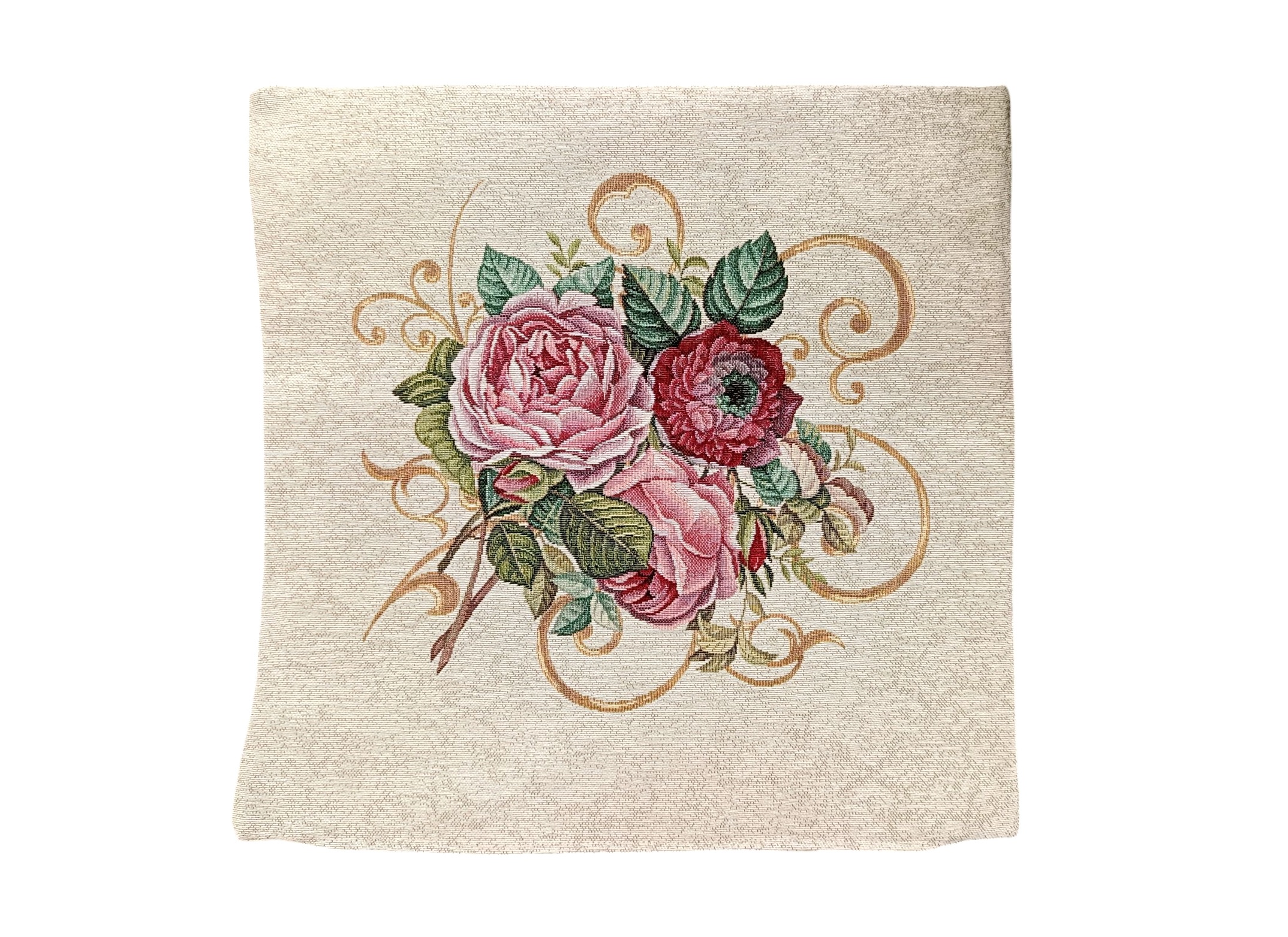 Poszewka dekoracyjna 45x45 cm Bukiet róż