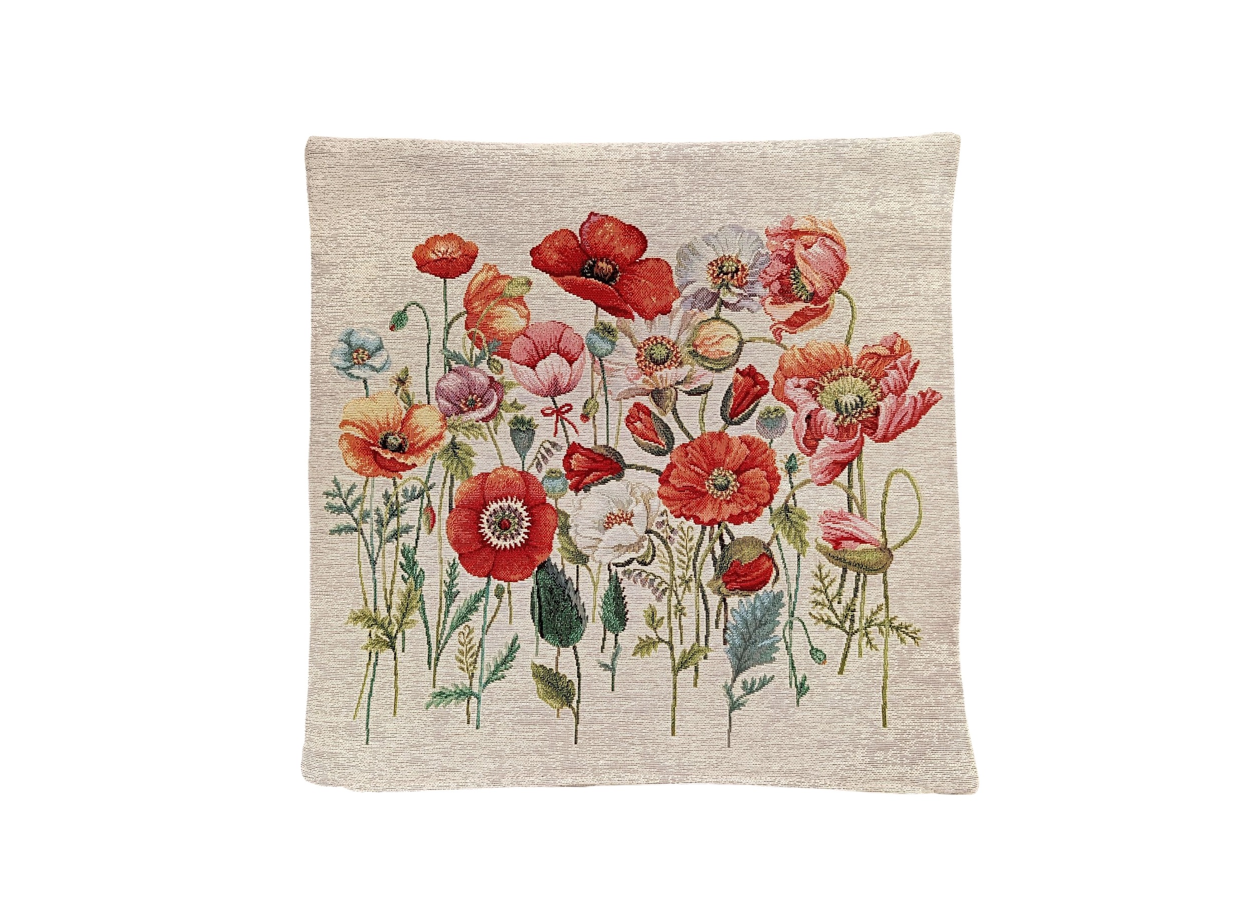Poszewka dekoracyjna 45x45 cm Maki