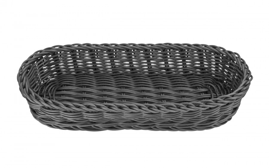 Koszyk na sztućce 27x11x6 cm Sino szary