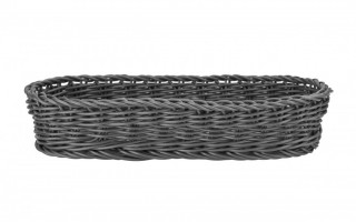 Koszyk na sztućce 27x11x6 cm Sino szary